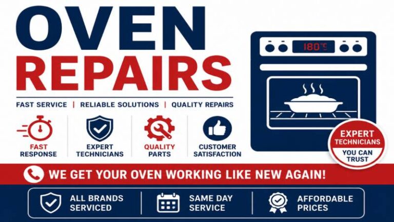Oven repairs - fast, expert service 