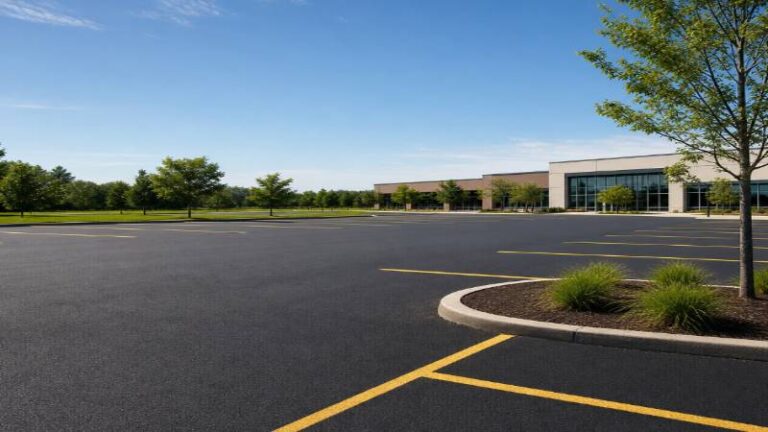 Why Parking Lot Striping and Pavement Maintenance Matter More Than You Think