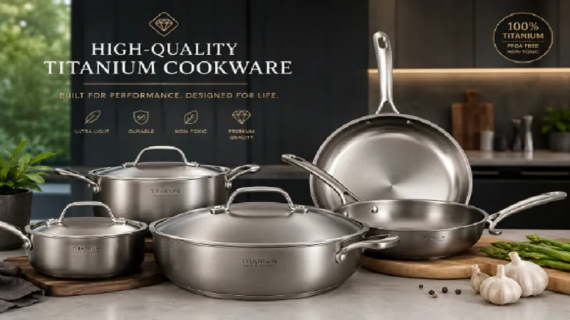 Cook Healthier Every Day with High-Quality Titanium Cookware